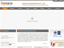 Tablet Screenshot of bonaceengineers.com